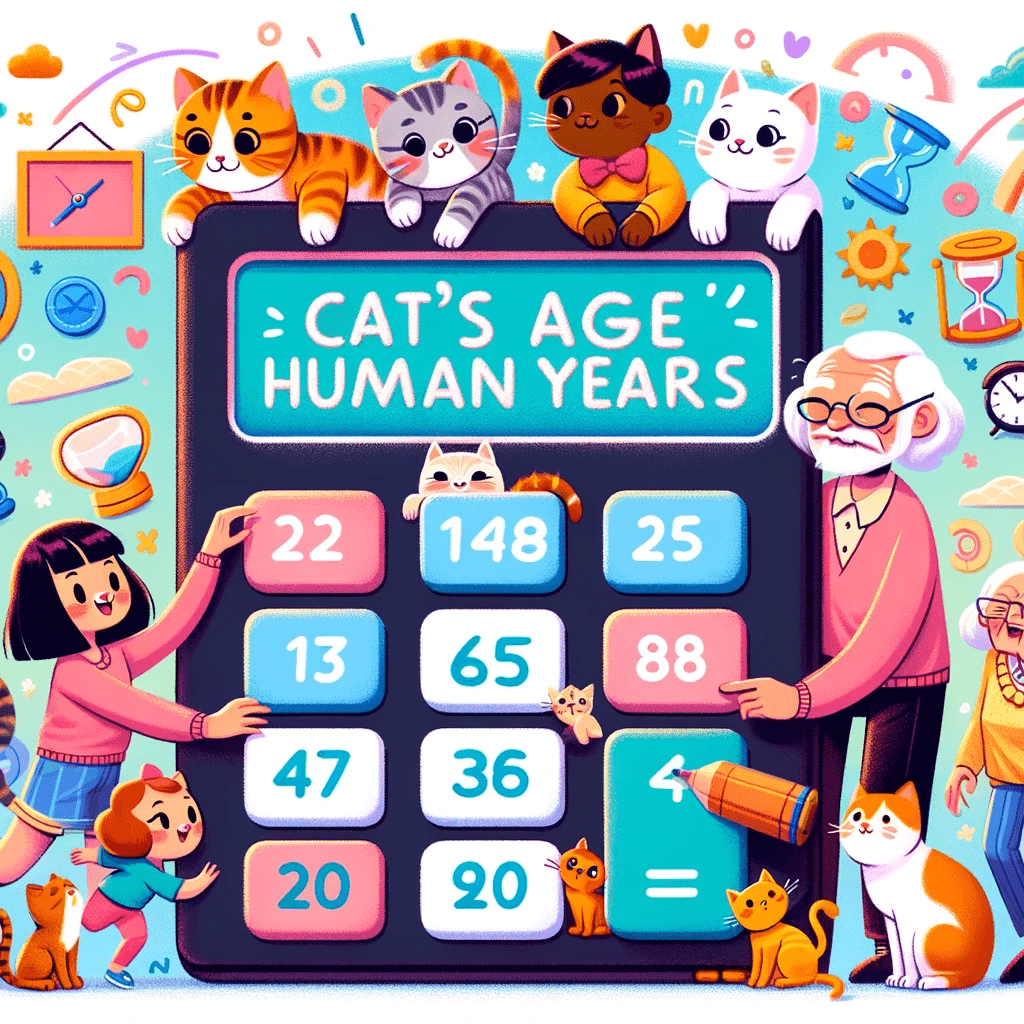 Discover Your Cat's Age in Human Years with our Calculator – Cat Water ...
