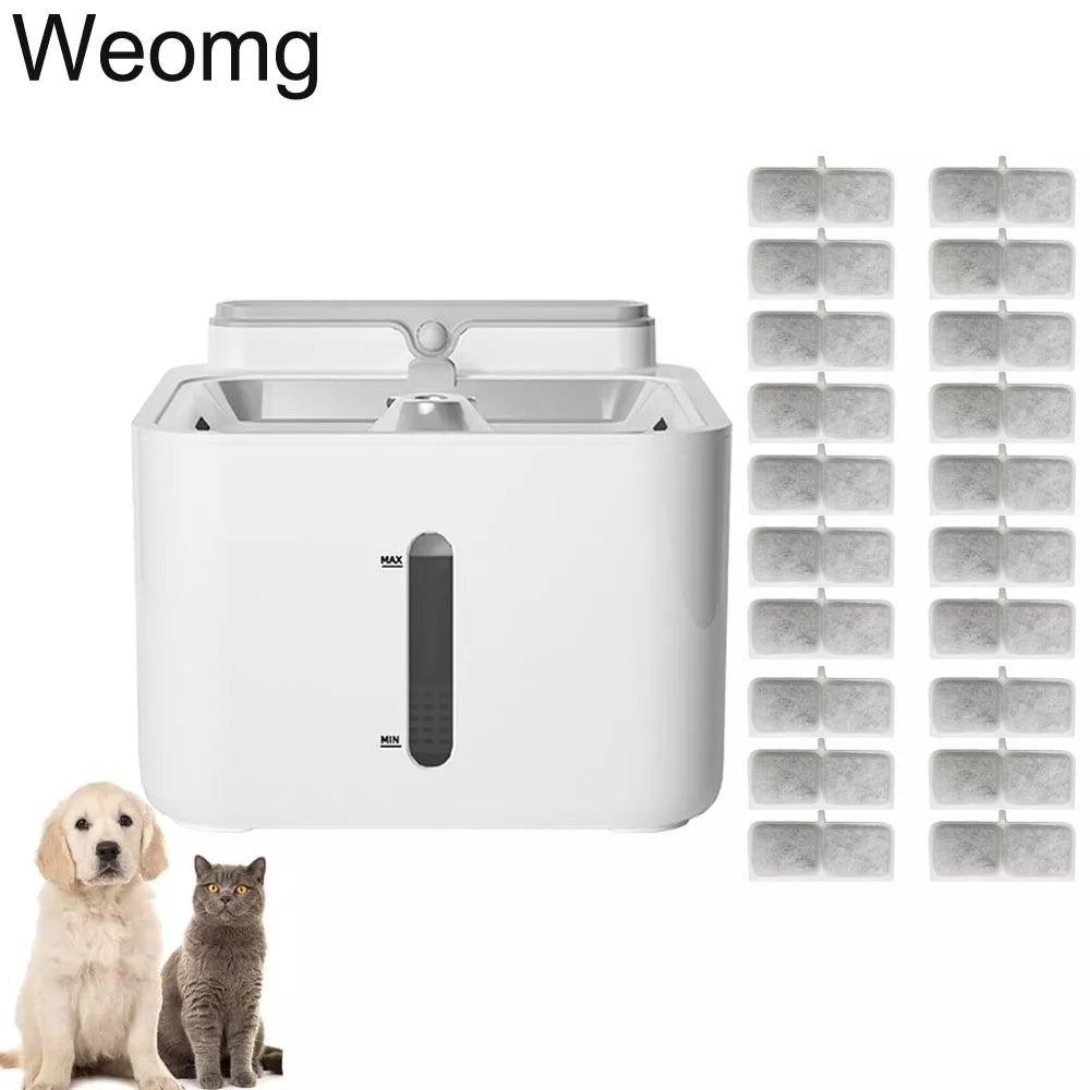 3L Rechargeable Smart Wireless Pet Drinking Fountain with Sensor Technology