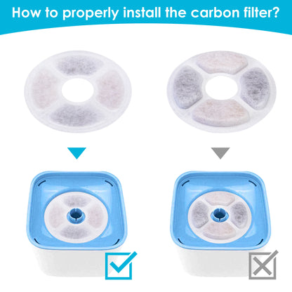 Flower Round Replacement Fountain Filters