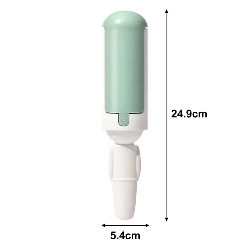 Green and White Cat Hair Remover Roller