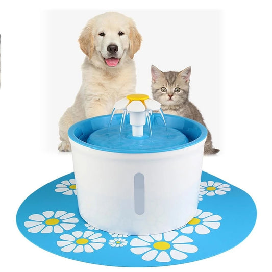 1.6L Flower Cat Water Fountain